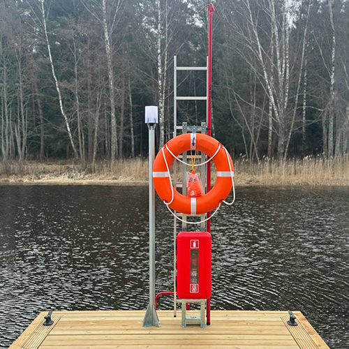 белый огонь для причала